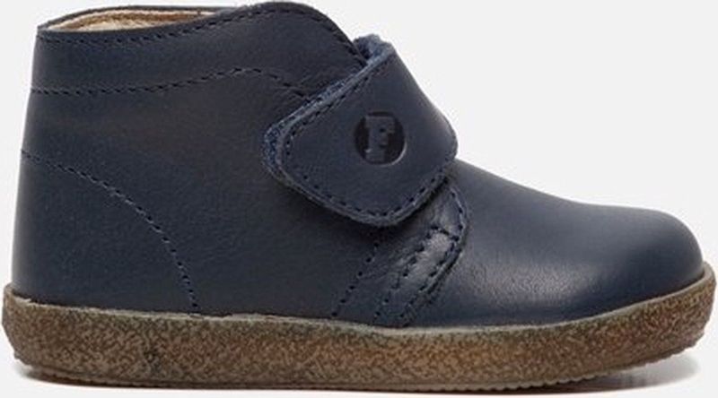 Falcotto Conte VL-schoenen van leer met klittenbandsluiting, Donkerblauw, 18 EU