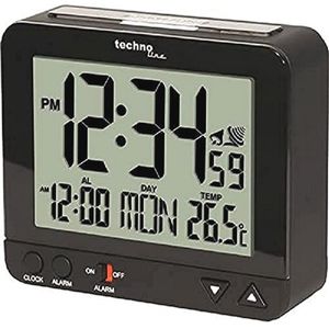 Digitale Wekkerradio met Binnentemperatuur en Nachtlicht - Modern en Gebruiksvriendelijk