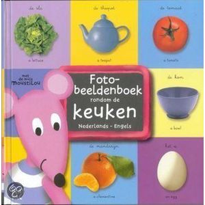 Simply for kids Fotobeeldenboek rondom de keuken nederlands-engels