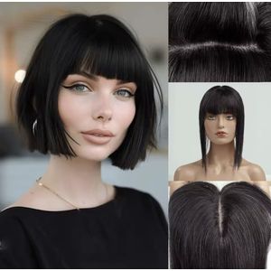 Haar Topper]35 cm]Haar stuk]Echt haar]The Hair Label