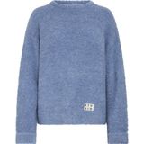 Ichi - Blarissa - Gebreide Trui - Blauw