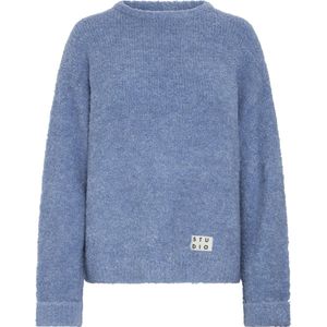 Ichi - Blarissa - Gebreide Trui - Blauw