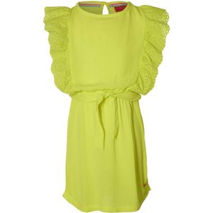 Quapi meisjes mouwloze jurk Fancy Lemon Yellow - maat 98/104