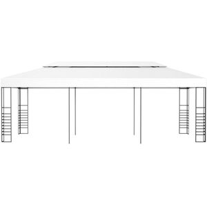 vidaXL Prieel 6x3 m wit - Prieel - Priëlen - Prieëlen - Luifel
