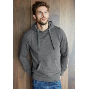 Sweater Met Capuchon Polykatoen Dark Grey S