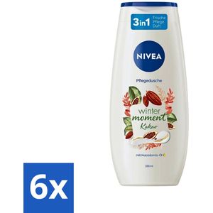 Nivea - Douchegel - Winter Moment Cacao - 250 ml - Voordeelverpakking - 6 stuks