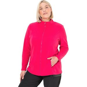 Fleecejacke voor dames met opstaande kraag en rits