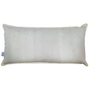 Luxe Dons & Veren Kussen 40x80cm - 0.75kg - Ecru