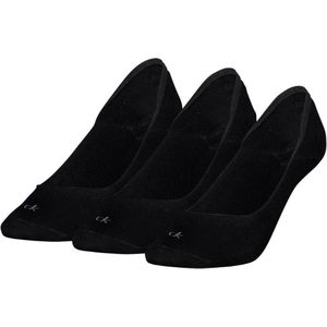 Calvin Klein - Footies Dames - Low Cut - 3 paar CK Sokken - Zwart - Maat 35/38