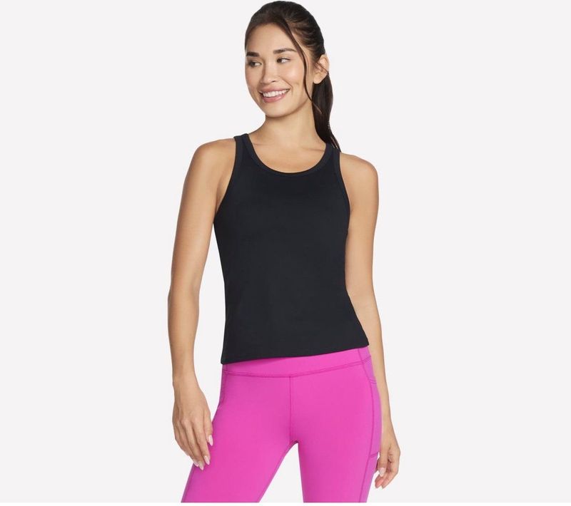 Skechers - Gowalk - Tanktop met Beha - Helder Zwart