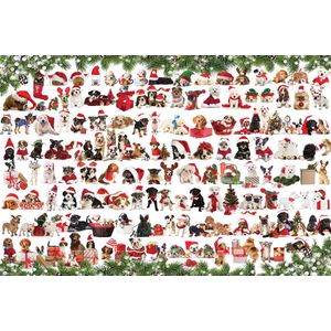 Holiday Dogs Tin puzzel 1000 stukjes