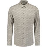 No Excess - Overhemd - Taupe - Regular Fit - Lange Mouwen