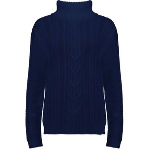 Bloomings - SLK255-8809 - Trui - Diepblauw