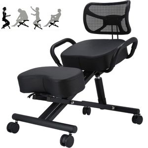 Kniestoel Ergonomisch - Bureaustoel - Kniekussen