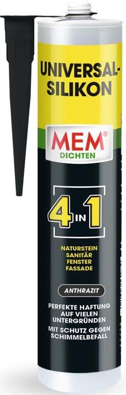 MEM - Badkamer & Sanitair Siliconen - Transparant - 300 ml Koker - Oplosmiddelvrij