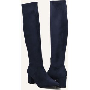 Omoda - Model 0591-5 - Hoge Laarzen - Blauw - Suède