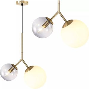 TooLight Hanglamp APP1013-2CP - E27 - 2 Lichtpunten - Goud