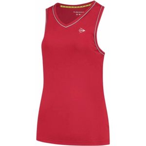 Dunlop-Club-Tanktop-Jester Red-Polyester, 170g-Elastaan
