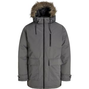 JACK&JONES - JJCHARLIE - Parka - Heren - Afneembare Capuchon met Imitatiebont Rand