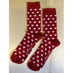 SOKn. Trendy sokken *HARTJES* maat 35-41 (ook leuk om kado te geven !)