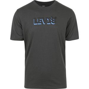 Levi's - Relaxed T-Shirt Zwart - Heren - Maat L - Regular-fit