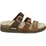 Mephisto - HYACINTA SCRATCH - Dames Slippers - Bruin - Voetbedslipper 3 Banden