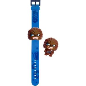 Bulbbotz Horloge Star Wars Chewbacca 22,5 Cm Bruin/blauw