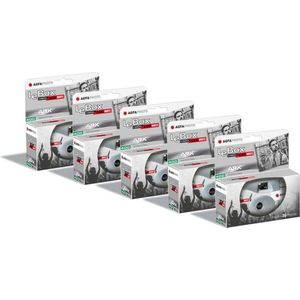 AGFA PHOTO LeBox Black&White - 5 Stuks - 27 Foto's - ISO 400 - Grijs