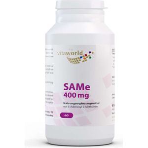 Vitaworld SAMe 400mg 60 capsules met S-adenosyl-L-methionine