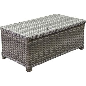 Kreta lounge tuintafel 105x57xH42 cm grijs