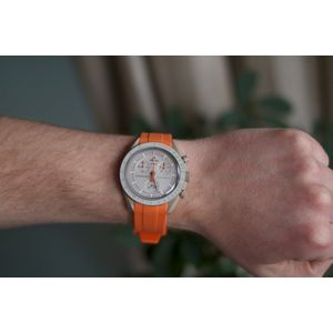 MoonSwatch horlogebandje - Oranje Solid