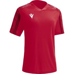 Macron Bellatrix Shirt Korte Mouw Dames - Rood / Donkerrood | Maat: XXL