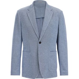 WE Fashion Heren regular fit blazer met dessin