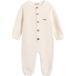 Minora gebreide baby kleding jongens-Unisex boxpakje- Baby kleding meisjes- Maat 68/ 4-6 Maanden-Newborn overalls winter- Baby kleding jongens- Zuiver Wit- Sinterklaas