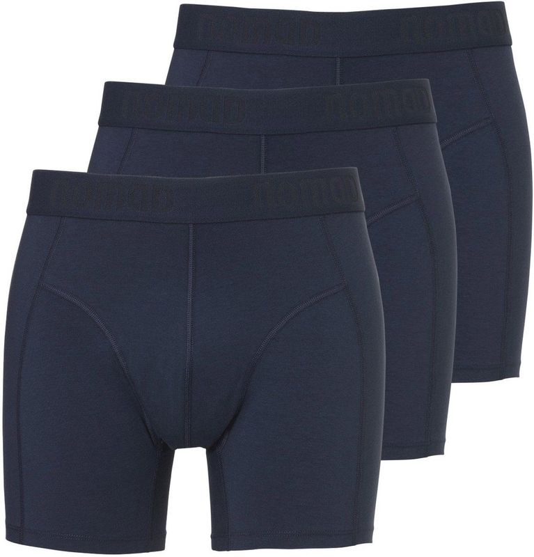 NOMAD® Boxershorts Heren 3 Pack | Maat S Donkerblauw | Comfortable Active Sport Boxershort | Boxers Heren | Lichtgewicht