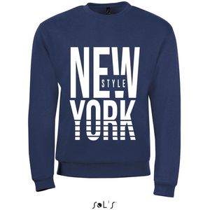 Sweatshirt Ronde Hals 359-97 New York - M, Navy