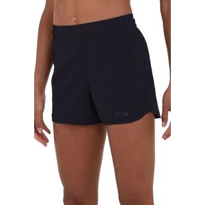 TCA Dames Lift Off Lichtgewicht Gym Hardloop Short met Ritszakje - Blauw, S