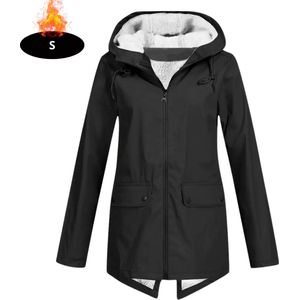 Bovista Windjas Dames - Parka - Lente & Herfst - Jas - Volwassen - Windjack - Windbreaker - Outdoor - Zwart - S