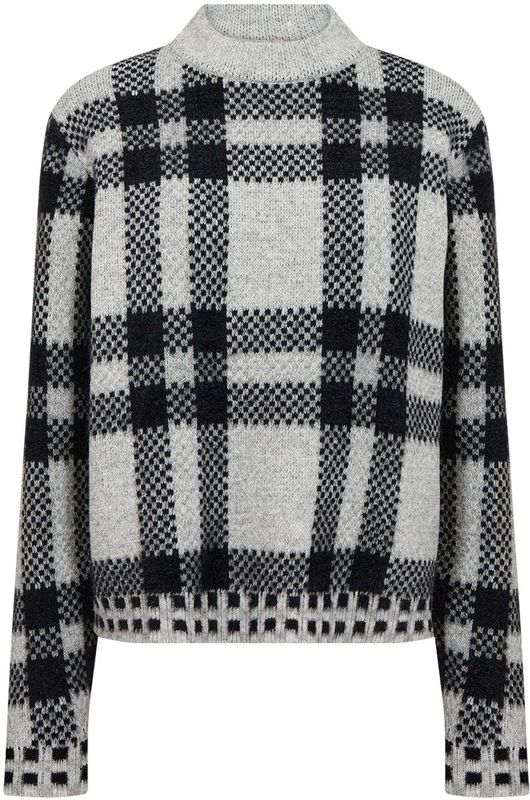 Soyaconcept - Pullover - Grijs - Ruitprint
