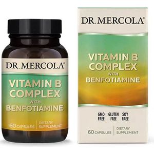 Dr. Mercola - Vitamin B Complex with Benfotiamine - 60 capsules