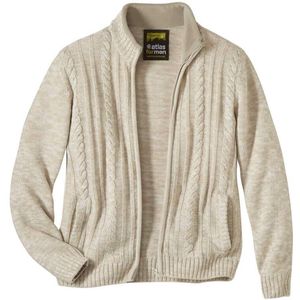 ATLAS FOR MEN - Gebreid vest Mountain Travel - Heren - Verkrijgbaar in grote maten - 4XL