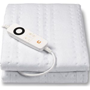 Cresta Care 34024170 1P elektrische deken met extra voeten warmte - 80 * 150 cm - Cosy Fleece extra dik - multitimer 2, 4 of 6 uur