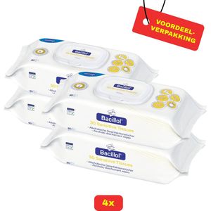 4 x Bacillol® 30 Sensitive Tissues van Hartmann - 4 x 80 doekjes - Voordeelverpakking!