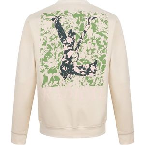 SWEATER Crewneck Gun flower | Off white
