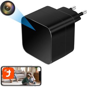 Mini Spion Camera WiFi 5G Draadloze USB Lader 1080P HD Bewegingsdetectie - Tuyasmart APP Control
