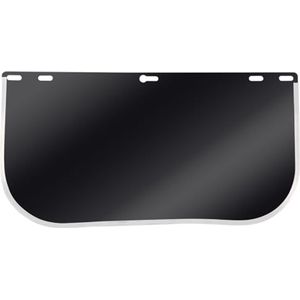 Replacement Lens for Face Shield, 39x20cm Premium Lightweight Comfortable Replacement Lens for Face Shield Widely Used for Grinding Welding Forging and Cutting(Black)