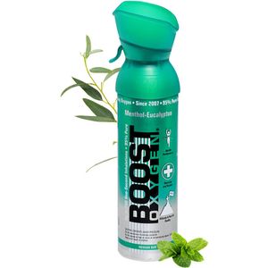Boost Oxygen - Menthol Eucalyptus - Zuurstoffles - 5L - 95% Pure Zuurstof - Tot 100 Inhalaties