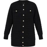 DreiMaster - Classic - Gebreid Vest - Zwart