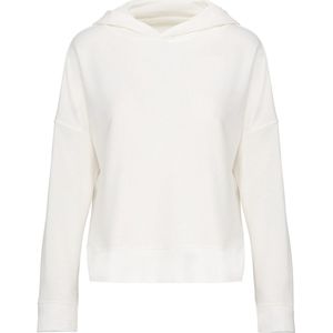 Sweatshirt Dames S/M Kariban Lange mouw Off White 91% Katoen, 9% Polyester