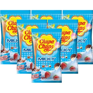 Chupa Chups - Lolly's Milky (Navulzak) - 6x 120 stuks